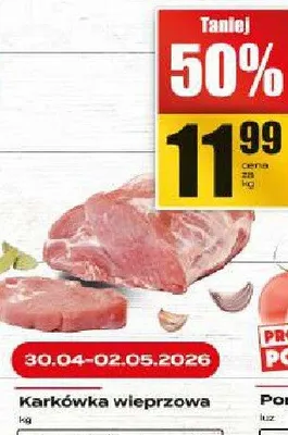 Karkówka wieprzowa promocja w Supeco