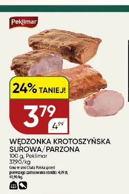 Wędzonka krotoszyńska parzona Peklimar promocja w Chata Polska