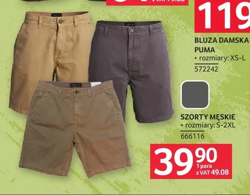 Szorty męskie promocja w Selgros