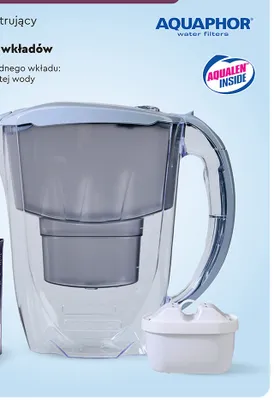 Dzbanek filtrujący Aquaphor 2,8 l z 4 wkładami promocja w Biedronka