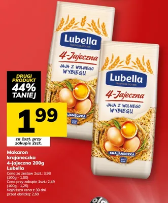 Makaron krajaneczka 4-jajeczna 200g promocja w Hitpol