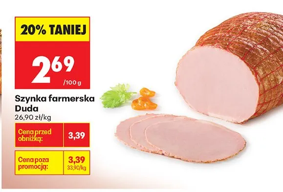 Szynka farmerska promocja w Biedronka
