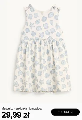 Sukienka niemowlęca Muszelka promocja w C&A