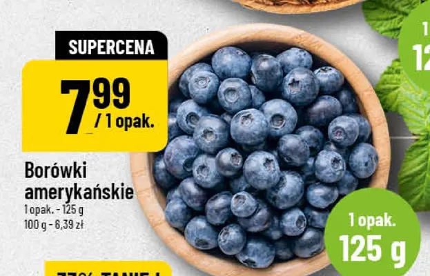 Borówki amerykańskie promocja w POLOmarket
