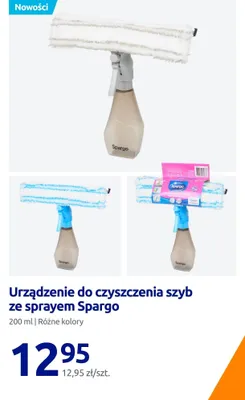 Urządzenie do czyszczenia szyb ze sprayem różne kolory promocja w Action