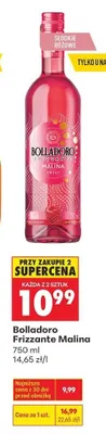 Wino Frizzante Malina promocja w Biedronka