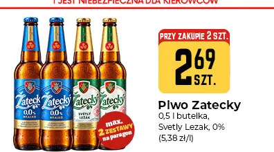 Piwo Zatecky Svetly Lezak promocja w Społem Częstochowa