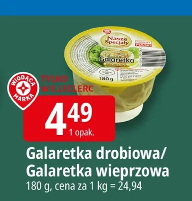 Galaretka drobiowa Nasze Specjały promocja w Leclerc
