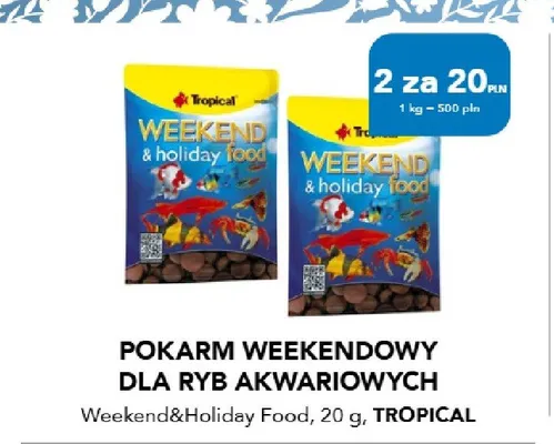 Pokarm weekendowy dla ryb akwariowych Tropical Weekend&Holiday Food promocja w Aquael zoo