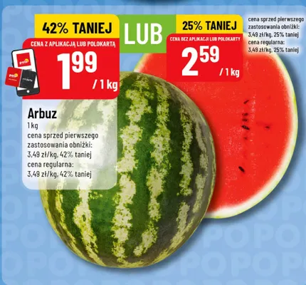 Arbuz promocja w POLOmarket