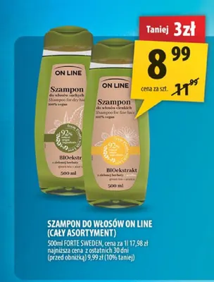 Szampon do włosów suchych On Line promocja w Arhelan