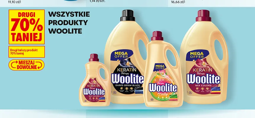 Produkty Woolite promocja w Biedronka