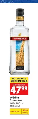 Wódka Stumbras 40% promocja w Biedronka