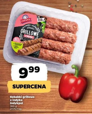 Kebabki grillowe z indyka Indykpol promocja w Netto