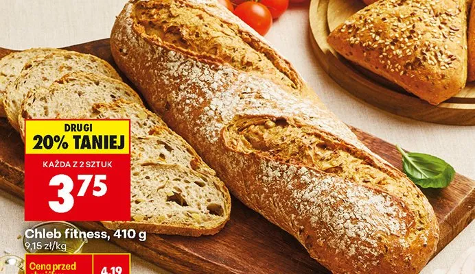 Chleb fitness 410g promocja w Biedronka