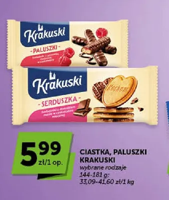 Ciastka, paluszki Krakuski promocja w ABC