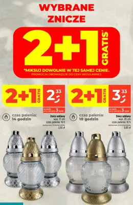 Znicz szklany czas palenia 10h promocja w Dealz