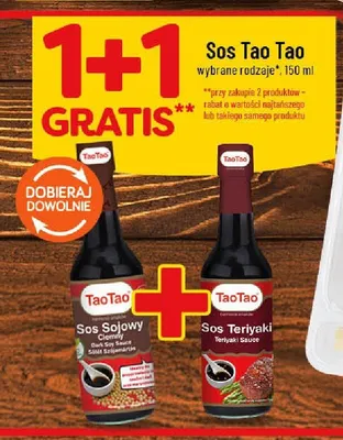 Sos sojowy ciemny Tao Tao promocja w POLOmarket