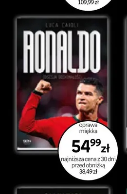 Książka Ronaldo oprawa miękka promocja w Empik