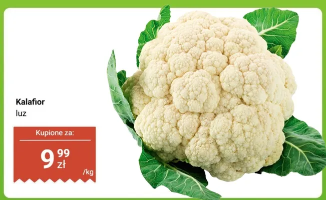 Kalafior luz promocja w Biedronka