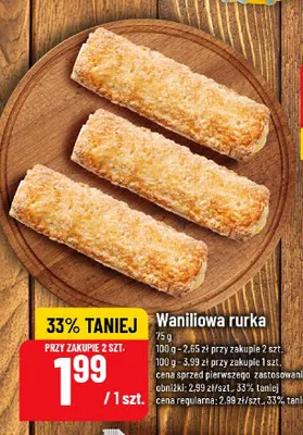 Waniliowa rurka promocja w POLOmarket