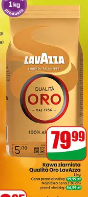 Kawa ziarnista Lavazza Qualita Oro promocja w Dino