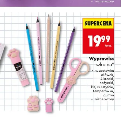 Wyprawka szkolna Kidea promocja w Biedronka