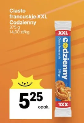 Ciasto francuskie XXL Codzienny promocja w Delikatesy Centrum