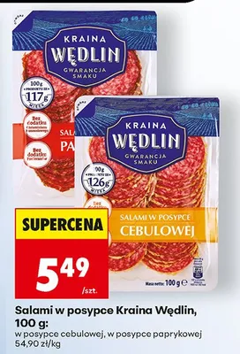 Salami w posypce paprykowej promocja w Biedronka