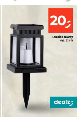 Lampion solarny promocja w Dealz