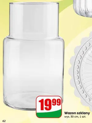 Wazon szklany promocja w Dino