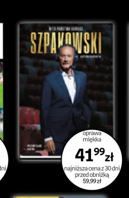Książka Szpakowski oprawa twarda promocja w Empik