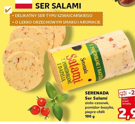 Ser Salami pieprz-chilli SERENADA promocja w Kaufland