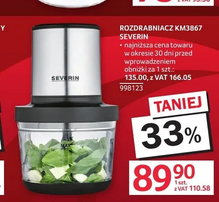 Rozdrabniacz Severin promocja w Selgros