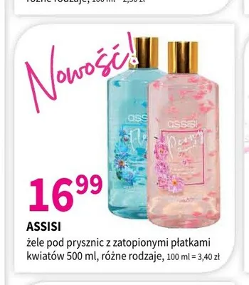 Żel pod prysznic Assisi Cornflower promocja w Drogerie Polskie