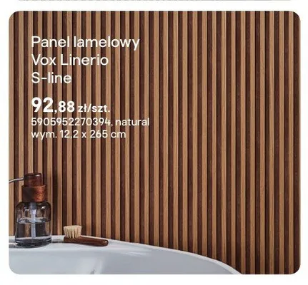 Panel lamelowy Vox Linerio S-line natural promocja w Castorama