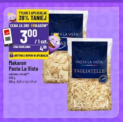 Makaron Pasta La Vista Tagliatelle promocja w POLOmarket