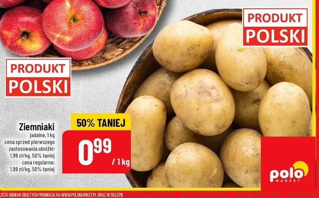 Ziemniaki jadalne promocja w POLOmarket