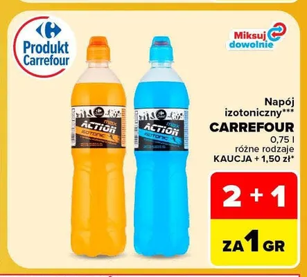 Napój izotoniczny Carrefour promocja w Carrefour Market