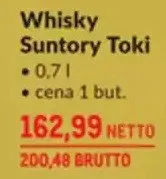 Whisky Suntory Toki promocja w Makro