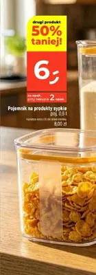 Pojemnik na produkty sypkie 0,6 l promocja w Dealz