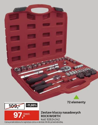 Zestaw kluczy nasadowych promocja w Leroy Merlin