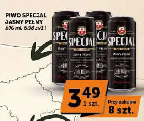 Piwo Specjal Jasny Pełny promocja w Euro Sklep