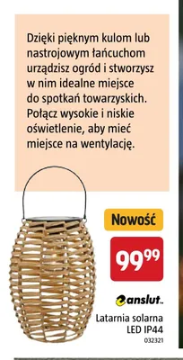 Latarnia solarna LED IP44 Anslut promocja w Jula