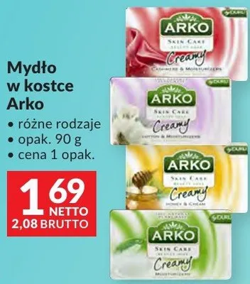 Mydło w kostce Arko promocja w Makro