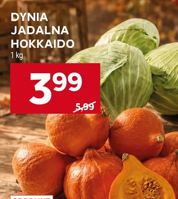 Dynia jadalna Hokkaido promocja w Stokrotka