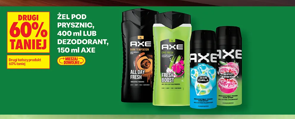 Dezodorant Axe Ice Chill promocja w Biedronka