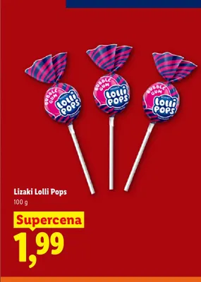 Lizaki Lolli Pops Roshen promocja w Lidl