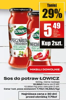 Sos do potraw Łowicz promocja w Supeco