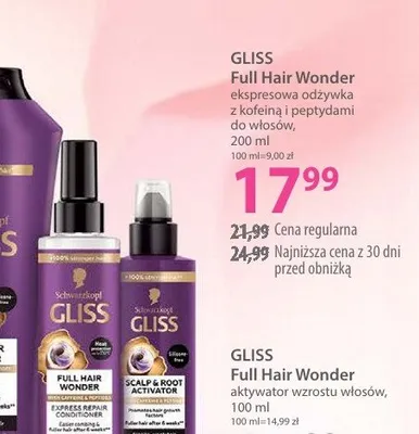Full Hair Wonder ekspresowa odżywka promocja w Hebe
